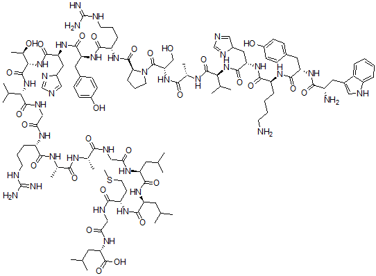 CAS#: 383415-79-0, H-Trp-Tyr-Lys-His-Val-Ala-Ser-Pro-Arg-Tyr-His-Thr-Val-Gly-Arg-Ala-Ala-Gly-Leu-Leu-Met-Gly-Leu-OH