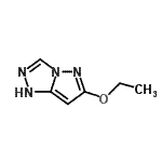 CAS 登录号：38354-57-3， 6-乙氧基-1H-吡唑并[5,1-c][1,2,4]三唑