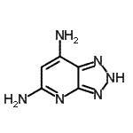 CAS 登录号：38359-78-3， 2H-[1,2,3]三唑并[4,5-b]吡啶-5,7-二胺