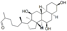 CAS 登录号：3836-01-9， (6R)-2-甲基-6-[(3R,5S,7R,8R,9S,10S,12S,13R,14S,17R)-3,7,12-三羟基-10,13-二甲基-2,3,4,5,6,7,8,9,11,12,14,15,16,17-十四氢-1H-环戊二烯并[a]菲-17-基]庚醛
