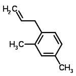 CAS 登录号：3840-33-3， 1-烯丙基-2,4-二甲基-苯