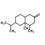 CAS 登录号：38427-80-4， 6-异丙基-4,4A-二甲基八氢-2(1H)-萘酮