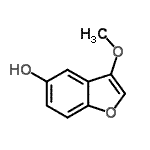 CAS 登录号：384339-97-3， 3-甲氧基-1-苯并呋喃-5-醇