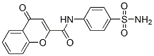 CAS 登录号：3845-20-3， 4-氧代-N-(4-氨基磺酰基苯基)苯并吡喃-2-甲酰胺