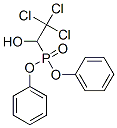 CAS 登录号：38457-67-9， 1-[二(苯氧基)磷酰]-2,2,2-三氯乙醇