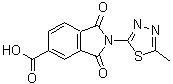 CAS 登录号：384795-95-3， 2-(5-甲基-1,3,4-噻二唑-2-基)-1,3-二氧代-5-异吲哚啉羧酸