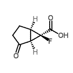 CAS 登录号：385368-01-4， (1R,5R,6R)-6-氟-2-氧代双环[3.1.0]己烷-6-羧酸