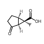CAS 登录号：385368-02-5， (1R,5R,6S)-6-氟-2-氧代双环[3.1.0]己烷-6-羧酸
