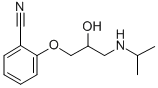 CAS#: 38555-07-6, 2-[2-Hydroxy-3-(Propan-2-Ylamino)Propoxy]Benzonitrile
