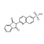 CAS#: 38615-45-1, 2-(1,3-Dioxo-2,3-Dihydro-1H-Inden-2-Yl)-6-Quinolinesulfonic Acid