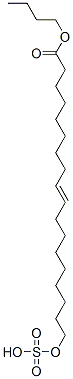 CAS#: 38621-44-2, Butyl (E)-18-Sulfooxyoctadec-9-Enoate