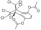CAS 登录号：38658-82-1， 6-(乙酰氧基)-1,8,9,10,11,11-六氯三环[6.2.1.0(2,7)]十一碳-2,4,6,9-四烯-3-基乙酸酯