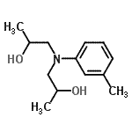 CAS 登录号：38668-49-4， 1,1'-[(3-甲基苯基)亚氨基]二(2-丙醇)
