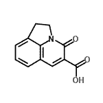 CAS 登录号：386715-43-1， 4-氧代-1,2-二氢-4H-吡咯并[3,2,1-Ij]喹啉-5-羧酸