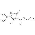 CAS 登录号：386758-76-5， 乙基(5S)-4-羟基-5-异丙基-2-氧代-2,5-二氢-1H-吡咯-3-羧酸酯