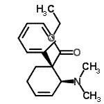 CAS 登录号:38690-93-6, 乙基(1R,2S)-2-(二甲基氨基)-1-苯基-环己-3-烯-1-羧酸酯