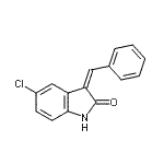 CAS 登录号：387342-89-4， (3Z)-3-亚苄基-5-氯-1,3-二氢-2H-吲哚-2-酮