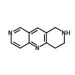 CAS 登录号：387358-40-9， 1,2,3,4-四氢吡啶并[4,3-b][1,6]萘啶