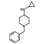 CAS 登录号：387358-47-6， 1-苄基-N-环丙基-4-哌啶胺