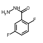 CAS 登录号：387358-53-4， 2,5-二氟苯甲酰肼