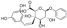 CAS 登录号：387372-26-1， 顺式-白藜芦醇 4-O-beta-D-葡糖苷酸