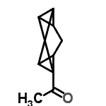 CAS 登录号：38739-89-8， 1-四环[3.2.0.02,7.04,6]庚-1-基-乙酮