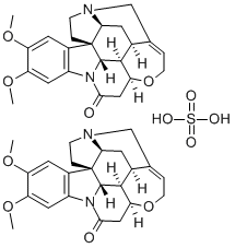 CAS#: 38741-38-7, Brucine Sulfate.