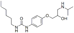 CAS#: 38748-24-2, 1-Hexyl-3-[4-[2-Hydroxy-3-(Propan-2-Ylamino)Propoxy]Phenyl]Urea