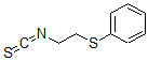 CAS 登录号：38752-37-3， 2-异硫氰酸基乙基硫基苯