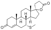 CAS 登录号：38753-77-4， 7alpha-甲硫基螺内酯