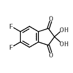CAS 登录号：387878-37-7， 5,6-二氟-2,2-二羟基-1H-茚-1,3(2H)-二酮