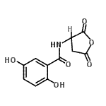CAS 登录号：388094-73-3， N-(2,5-二氧代四氢-3-呋喃基)-2,5-二羟基苯甲酰胺