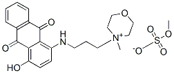 CAS#: 38866-20-5, 4-[3-[(9,10-Dihydro-4-Hydroxy-9,10-Dioxoanthryl)Amino]Propyl]-4-Methylmorpholinium Methyl Sulphate
