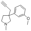 CAS 登录号:38906-61-5, 3-(3-甲氧基苯基)-1-甲基-3-丙-2-炔基吡咯烷