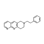 CAS 登录号：389117-36-6， 7-(2-苯基乙基)-6,7,8,9-四氢吡啶并[2,3-b][1,6]萘啶