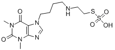 CAS#: 38920-53-5, 1,3-Dimethyl-2,6-Dioxo-7-[4-(2-Sulfosulfanylethylamino)Butyl]Purine