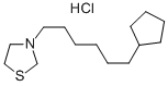 CAS#: 38920-84-2, 3-(6-Cyclopentylhexyl)-1,3-Thiazolidine Hydrochloride