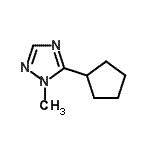 CAS 登录号：389606-94-4， 5-环戊基-1-甲基-1H-1,2,4-三唑
