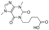 CAS 登录号:38975-44-9, 5-(3,7-二甲基-2,6-二氧代嘌呤-1-基)戊酸