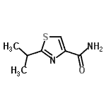 CAS 登录号：390386-23-9， 2-异丙基-1,3-噻唑-4-甲酰胺