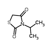 CAS 登录号：39137-26-3， 3-异丙基-1,3-噻唑烷-2,4-二酮