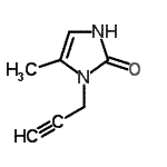 CAS 登录号：391671-26-4， 5-甲基-1-丙-2-炔基-3H-咪唑-2-酮