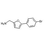 CAS 登录号：39169-94-3， 1-[5-(4-溴苯基)-2-呋喃基]甲胺