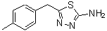 CAS 登录号：39181-45-8， 5-(4-甲基苄基)-1,3,4-噻二唑-2-胺