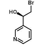 CAS 登录号：391906-07-3， (1R)-2-溴-1-(3-吡啶基)乙醇