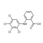 CAS 登录号：39191-47-4， 2-[(2,3,4,5-四氯苯基)氨基]苯甲酸