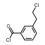 CAS 登录号：391957-13-4， 3-(2-氯乙基)苯甲酰氯