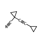 CAS#: 39225-20-2, 1-(Cyclopropylethynyl)Cyclopropanecarbonitrile