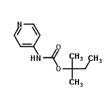 CAS 登录号：39255-70-4， 2-甲基-2-丁烷基4-吡啶基氨基甲酸酯