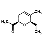 CAS 登录号：393530-60-4， 1-[(2R,6R)-6-乙基-5-甲基-3,6-二氢-2H-吡喃-2-基]乙酮